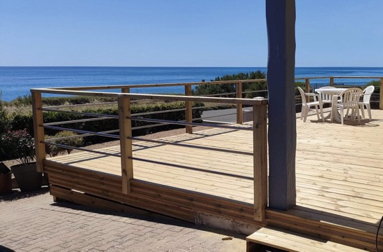 Abris Home Services Vente De Mobile Home Aux Sables D Olonne Saint Jean De Monts Et La Roche Sur Yon TERRASSE BORD DE MER 1