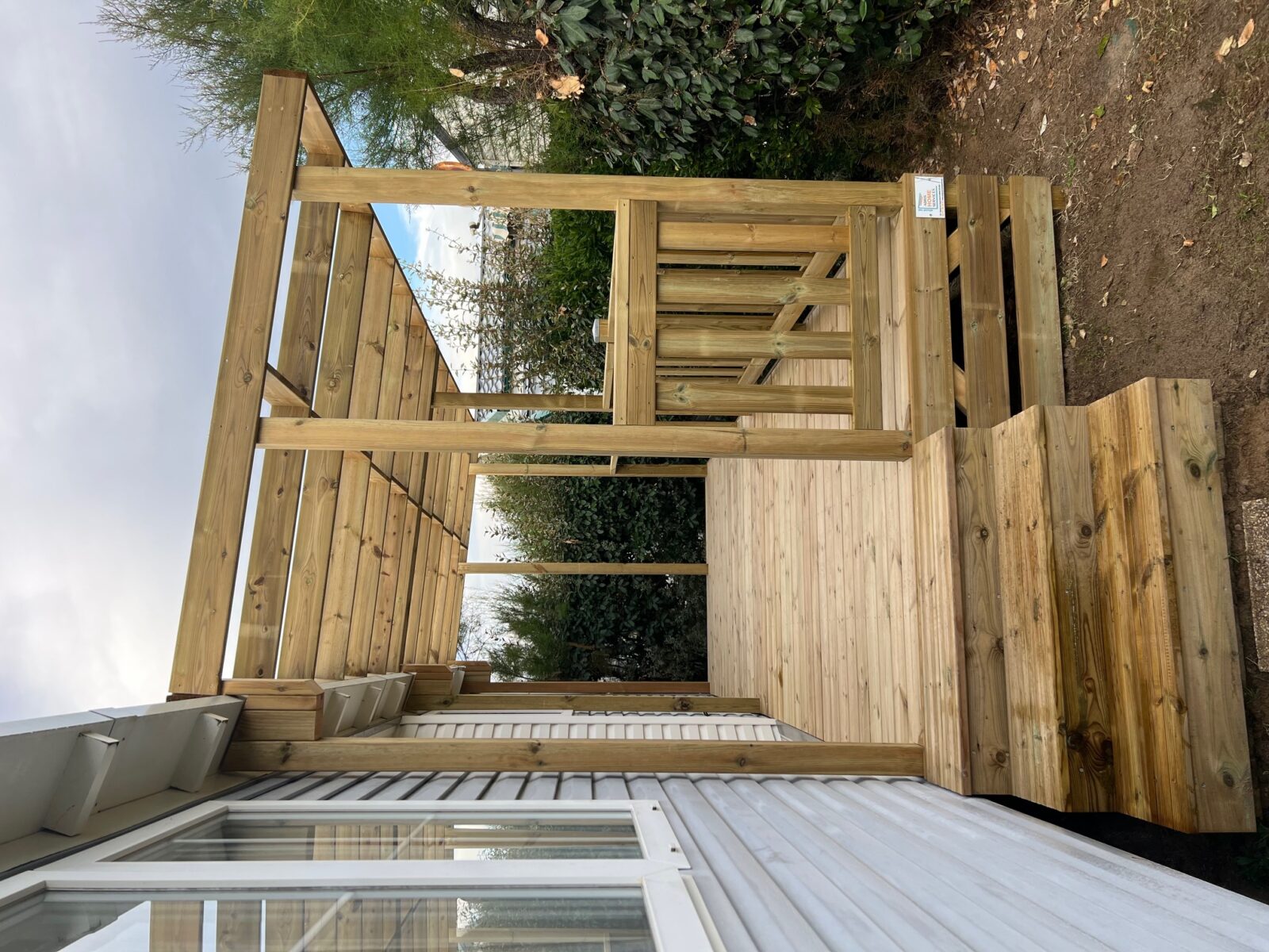 Abris Home Services Vente De Mobile Home Aux Sables D Olonne Saint Jean De Monts Et La Roche Sur Yon Terrasse Sur Mesure 6